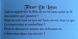 Texte livret Fleur de Lotus